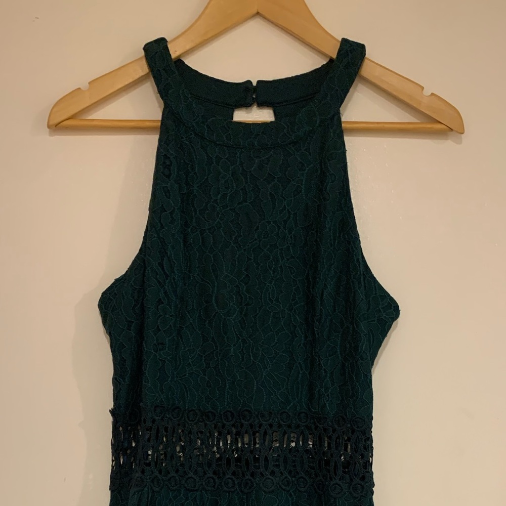 Gently used Size Medium green dress